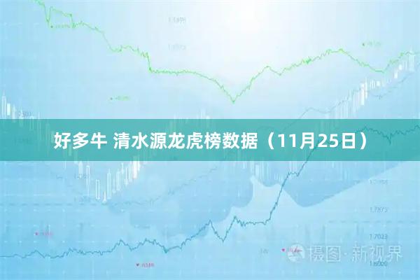 好多牛 清水源龙虎榜数据（11月25日）